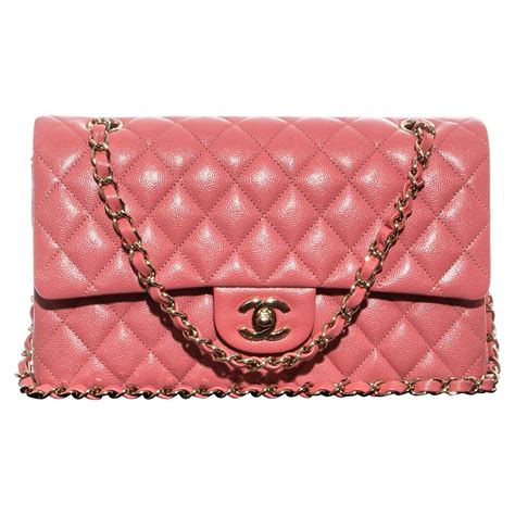 chanel pink bag gold chain|Chanel bag with gold hardware.